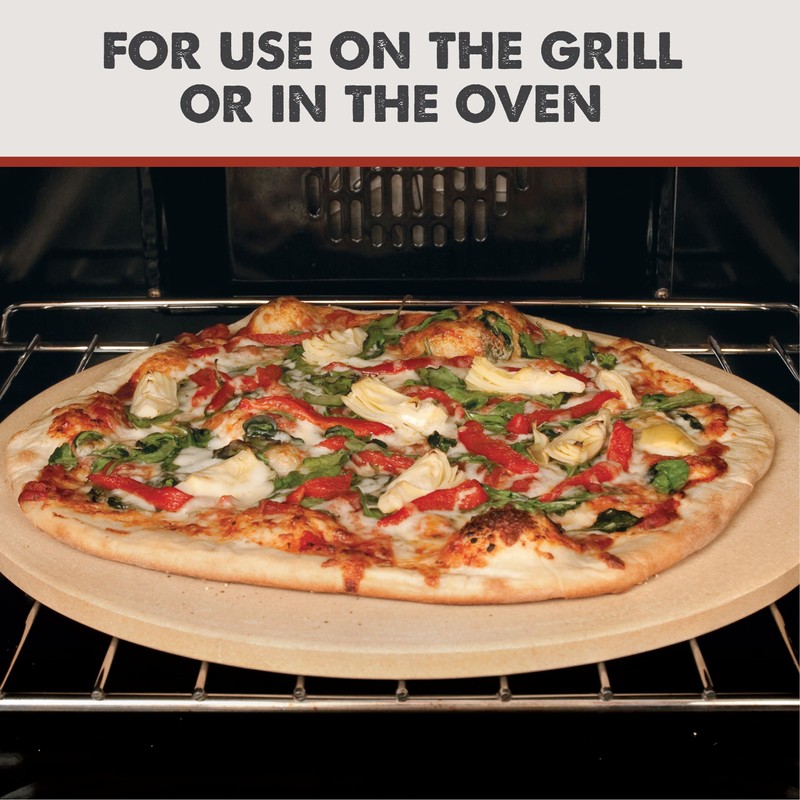 Pizzacraft ThermaBond Baking Stone (18") - Pizza Stone for Oven