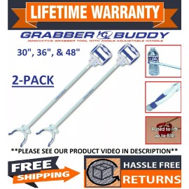 Grabber Buddy | 2-PACK |2 Magnets | 30", 36", 48, 60 Gripper | Reaching Extender - 30" and 60"
