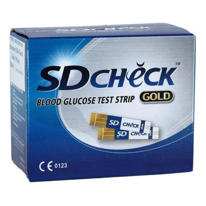Tiras Reactivas Sd Check C/50 Pzas