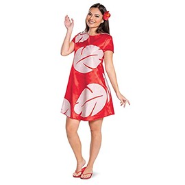 Disguise Deluxe Adult Lilo Costume Large Red