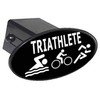 GRAPHICS & MORE Triathlete Triathlon Swim Bike Run Oval Tow