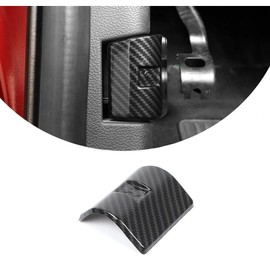 IINAWO Engine Hood Switch Cover Trim Decor Carbon Fiber Front Left Interior for Ford for F150 2009-2022 JMG2022062826|Check Filter for Accurate Choose