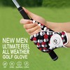 FINGER TEN Men's Golf Gloves Left Right Hand Leather with