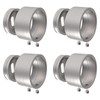 PRIOstahl Wall Flange Pipe Flange Plug Fitting - 4 x