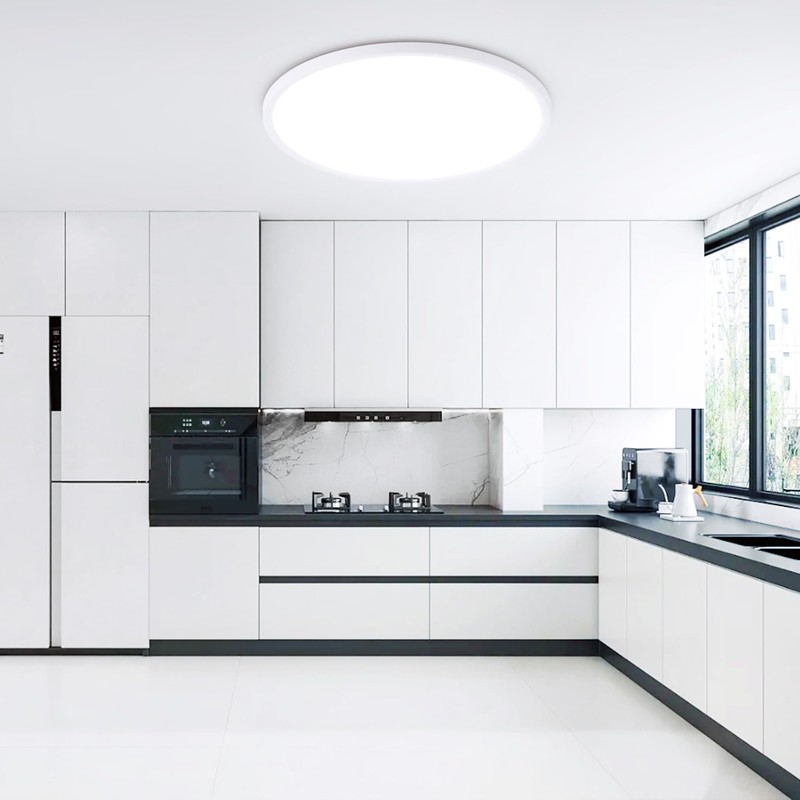 20 Inch LED Dimmable Ceiling Light Fixture 40W - Round