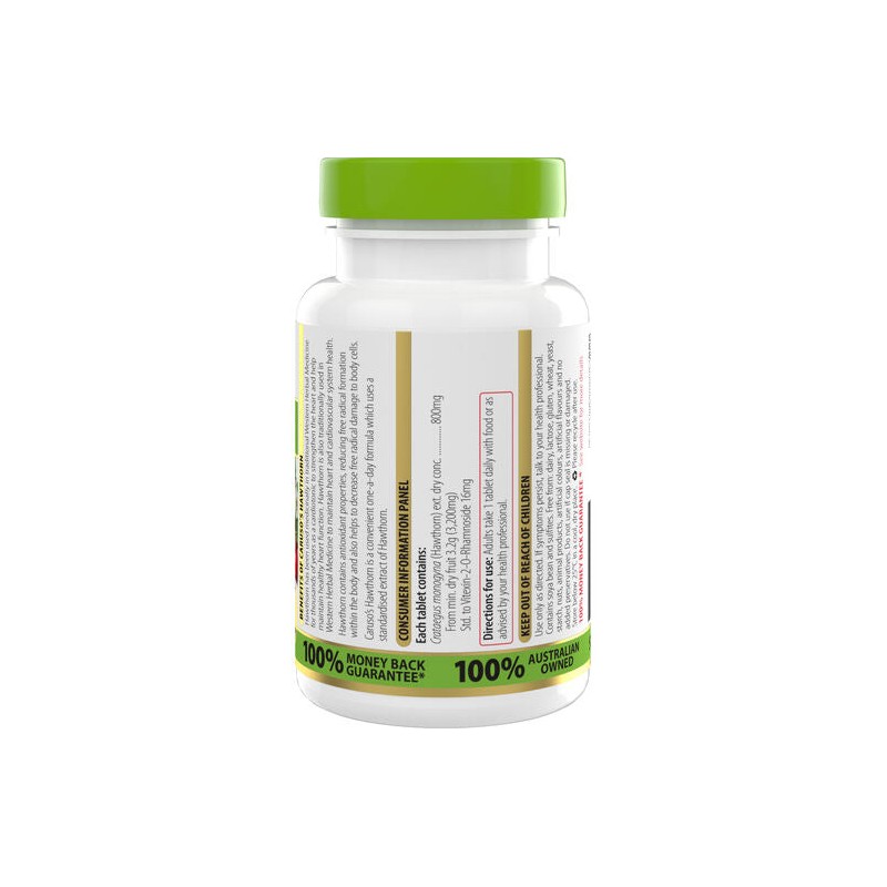 Caruso's Natural Health Hawthorn 60 Tablets