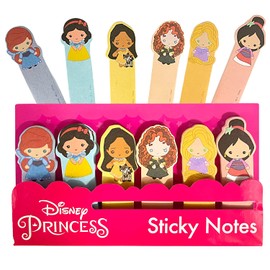 Princess Sticky Notes Set Girl Back to School Supplies 2024, Book Note Tabs for Reading and Studying, Themed Party Favors for Girls, Set of 3