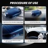 6pcs AntiFreeze Electromagnetic Car Snow Removal Device, Solar Electromagnetic Car