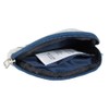 Half Round Coin Pouch Sweatshirt, H/Gray, One size