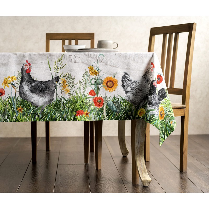 Maison d' Hermine Table Cover 100% Cotton 140cm x 180cm