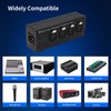 Devinal 4-IN-1-OUT XLR Audio Splitter Box, XLR 4 Female to