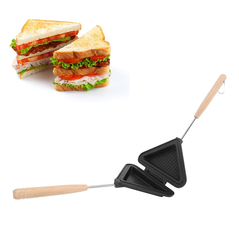 Sandwich Maker Multipurpose Aluminium Alloy Prevents Stick Double Sided Frying