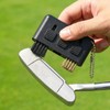 Lunarthos Retractable Golf Club Brush - 3 in 1 Cleaner