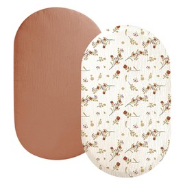 Fitted Sheet Pram, Fitted Sheet 70 x 35 cm Fitted Sheet Side Bed Pram Mattress Cover Pram Fitted Sheet Baby Nest Bed Accessories Fitted Sheet Bassinet