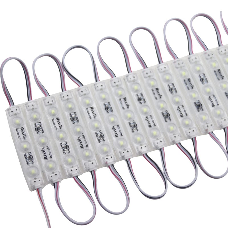 REXTiN Super Bright 200pcs 3 LED Module White 2835 SMD