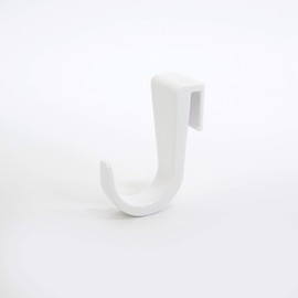 Towa Sangyo Bathroom Hooks, Magnetic Type SQ OP Mini Hooks, Magnet, Bathroom Storage, Bath Pockets, 5 Pieces, 0.6 x 1.2 x 1.6 inches (1.6 x 3 x 4 cm), White