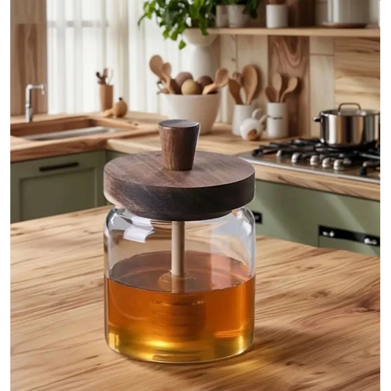 ZZBee 100% Forest Preserve Wild Flowers Natural Raw Honey Glass