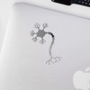 Transparent Decal Stickers Of Nerve Cell Neuron Brain 1 (Metallic
