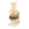 Edwin Jagger Super Badger Brush Imitation Ivory Medium + Drip