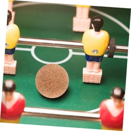 Kisangel 4pcs Foosball Game Balls Wooden Cork Balls for Indoor Foosball Tables Enhanced Playing Experience Sturdy Construction for Home School