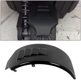 KUAFU Rear Fender Compatible with 2015-2019 Polaris Slingshot Base SL SE Model Only Bagger Hugger style Mudguard Black Fiberglass