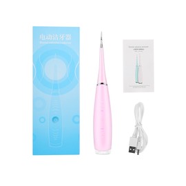 Portable Electric Calculus Plaque Removal Teeth Tartar Clean Dental Scaler Tooth Care Pink