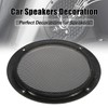 X AUTOHAUX 6.5'' Gold Tone Car Audio Speaker Cover Mesh