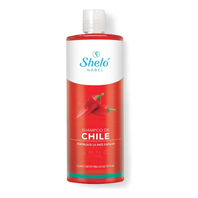 Shampoo De Chile Shelo Nabel 950ml Estimula El Crecimiento