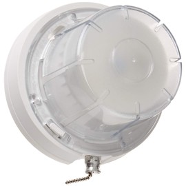 Leviton LED Ceiling Lamp Holder with Pull Chain, 10W Bulb and Bulb Guard, 9852-LED, White