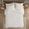 Madison Park Blair Ruched Faux Fur Comforter Set - Luxurious