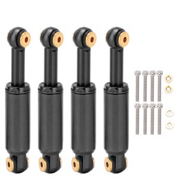 Metal Oil Shock Absorber Damper for Axial SCX24 90081 1/24 RC Crawler Car Upgrade PartsBlack