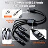 MIXVIRGO USB C Splitter 1 in 3 USB-C Out, USB