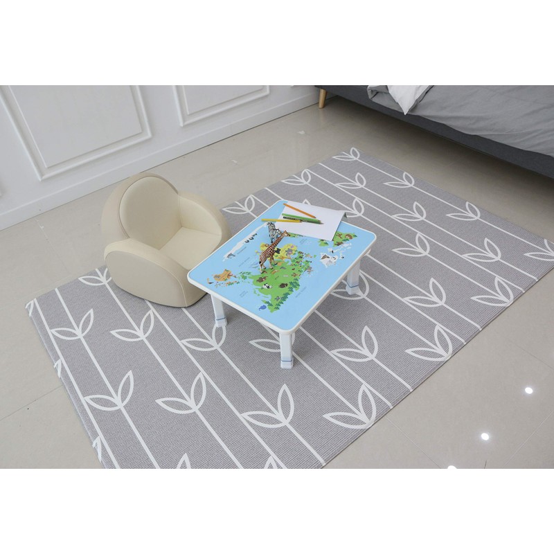 Baby Care Kids Folding Floor Table w/Adjustable Heights - for