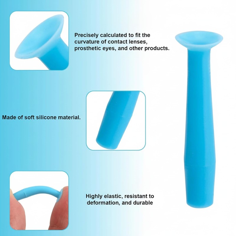 Labyrinxel Contact Lens Remover 20 Pack Blue Lens Remover Tool