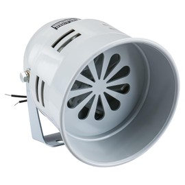 Baomain Motor Siren AC110V 110DB 0.5A Sound Alarm Industrial Accessory Grey MS-290 (110, Volts (AC))