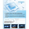 TECHMAX H7 Light Bulb, 6500K Xenon White 30000LM +600% Extremely