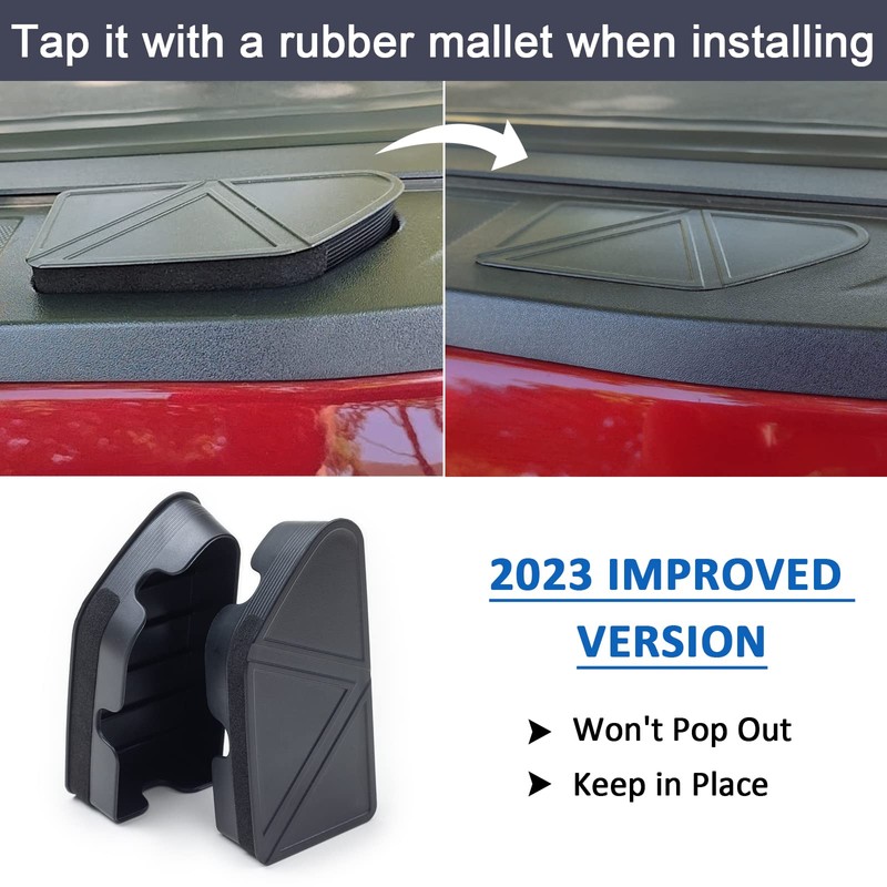 TOPINSTALL 2025 Stylish Bed Rail Stake Pocket Covers Compatible with