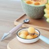 Hoshen 4-Piece Stainless Steel Fruit Excavator, Watermelon Digger, Fruit Ball