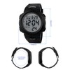 Men Digital Watch Stopwatch Alarm Luminous Watch
