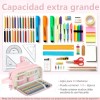 Estuche De Lapicera Gran Capacidad Pencil Case Organizadora