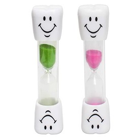 Smile Sand Egg Timer - 2 minute Timer (Set of 2) (Pink and Green)