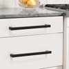 Probrico (20 Pack) Square Flat Black Cabinet Pulls 5 Inch(128mm)