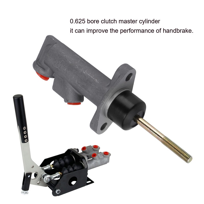 Clutch Master Cylinder 0.625 Bore Hydraulic Handbrake Pump Aluminum Alloy