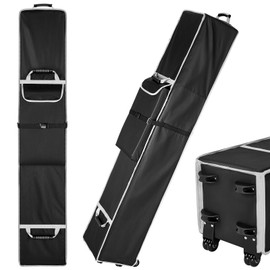 Andacar Canopy Bag Replacement for 10 x 10 Pop Up Canopy Tent, 600D Heavy Duty Canopy Carrying Bag with Handles, Waterproof Rolling Storage Bag Tent Bag Canopy Folding Bag, 10 x 10 x 62 in