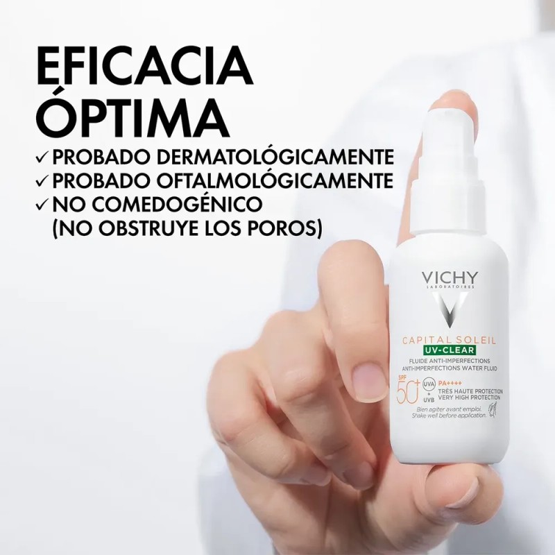 Protector Solar Anti-imperfecciones Uv-clear Fps 50+ Vichy