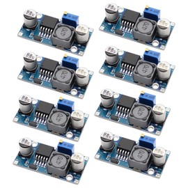 APKLVSR Step Down Converter, DC-DC Buck Converter Module, 3.2-46 V to 1.25-35 V Voltage Regulator, Adjustable Power Supply, Downward Module, Pack of 8