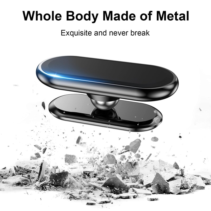 【2-Pack】 Magnetic Phone Holder for car, [ Super Strong Magnet