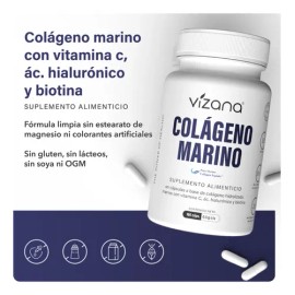 Vizana Nutrition Colágeno Hidrolizado Marino 180 Caps500 Mg                                                                                           