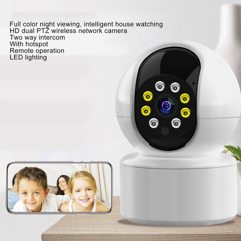 Security Camera Home Wireless WiFi 3MP HD Monitor with Full