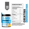 Creatina Monohidratada En Polvo 500g D-mon Varios Sabores Mango
